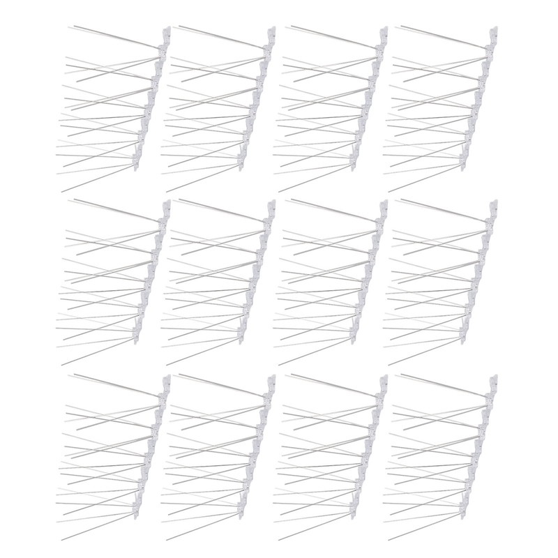 Bird Spikes 304 Stainless Steel Wire Rust Proof Plastic Base