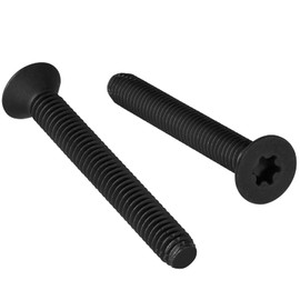 VGBUY Trailer Deck Screws, 19 pcs 5/16-18 x 2-1/2 Torx Flat FloorBorad Thread Cutting Trailer Screws, T40 Star Drive Trailer Flooring Screw, Type F, 6-Lobe Point