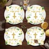 Yorcocek 40PCS God Bless Baptism Tableware Set