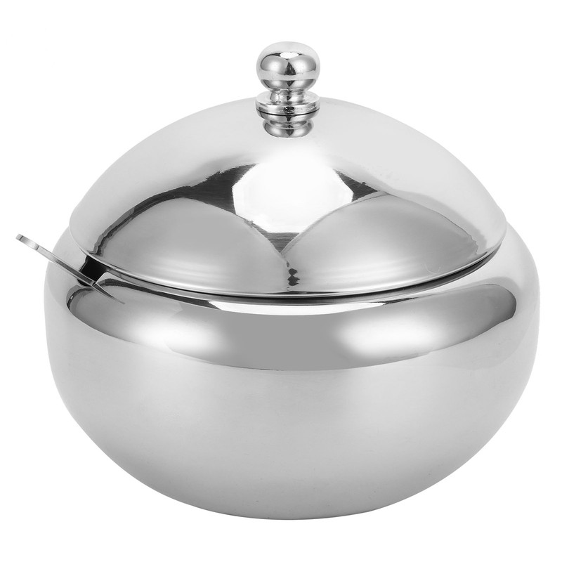 Seasoning Box 304 Stainless Steel Sugar Salt Bowl Container Household