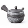 Tokoname Ware Kagayo Komaru Teapot Black Mud Line Y865