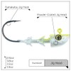 Freedom 13034 Swimbait Heads, Chartreuse Shad, 1/4 oz, 3 Per
