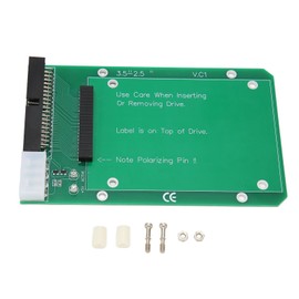 QANYEGN 2.5in to 3.5in IDE Adapter, SATA HDD SDD 44Pin IDE Converter Card Secure Transfer PCB Hard Disk Adapter Card Converter for PC