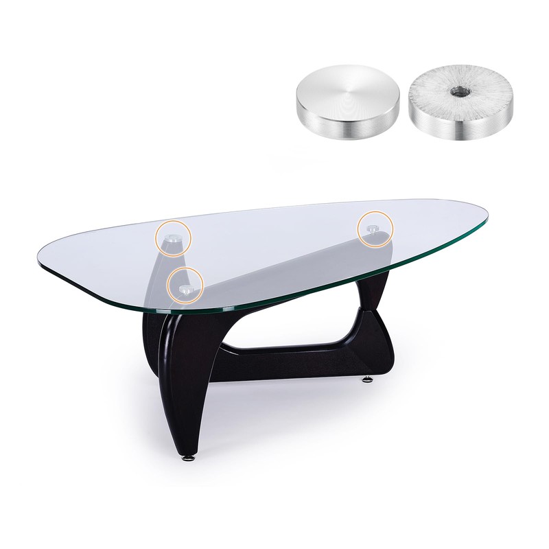 QUARKZMAN Round Aluminium Disc, Pack of 2 M6 x 30