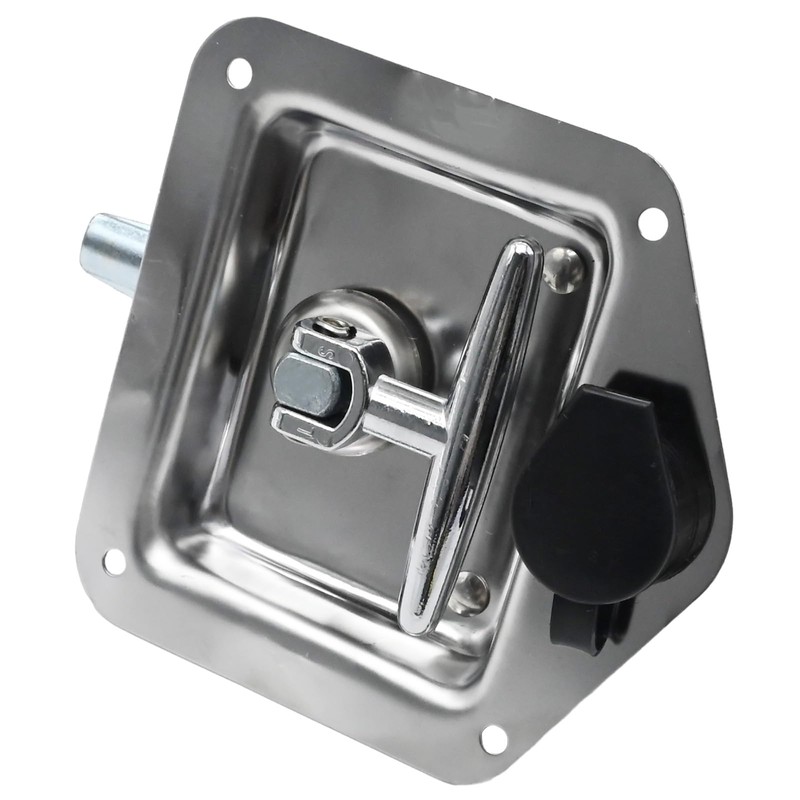 DUZFOREI Stainless Steel T Handle Latch, Folding T-Shape Cam Handle