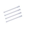Tension Rods, 4 Pack Adjustable Spring Steel Cupboard Bars Tension