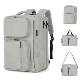 Hanke Carry On Luggage Backpack, Multifunctional Travel Backpack for Women Men, Personal Item Travel Bag Flight Approved, Lightweight Weekender Bags for Women Travel Essentials, Rock Grey