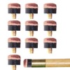 SIRLOMU Pack of 10 replacement screw tips, billiard cue tips,