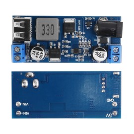 XIITIA 6pcs DC 6V 9V 12V 24V to DC 5V 5A Buck Converter Module, 9-36V Step Down to USB 5V Transformer Dual Output Voltage Regulator Board for Phone Fast Charging