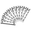 Marspark 10 Pcs Photo Macrographic Scale Markers Evidence Markers(White)