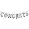 16 inch multicolor Congrats Letters Banner Gold Graduation Party Decorations