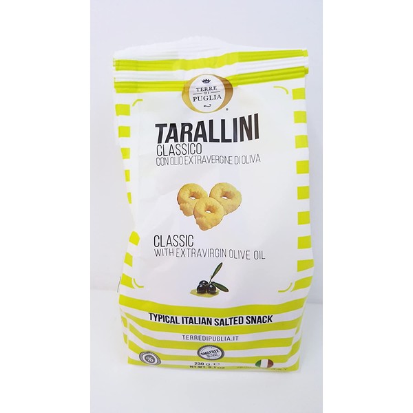 Terre di Puglia, Tarallini Classic, 8.1 Ounce