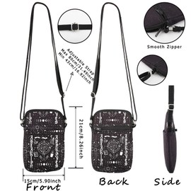 WCGXKO BG3 Game Crossbody Bag BG3 Merch Video Gamer Gifts Gaming Lover Gift Gamer Gift (Moon Cr CA)