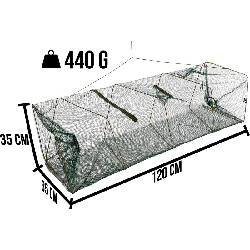 normani Bait Fish Trap Eel Trap with Food Bag 55