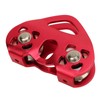 Mountaineering Climbing Double Axle Double Zip Line Trolley Steel Rope