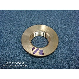 AK BRASS FLANGED BACKNUT BSP IN VARIOUS SIZES (1/2")