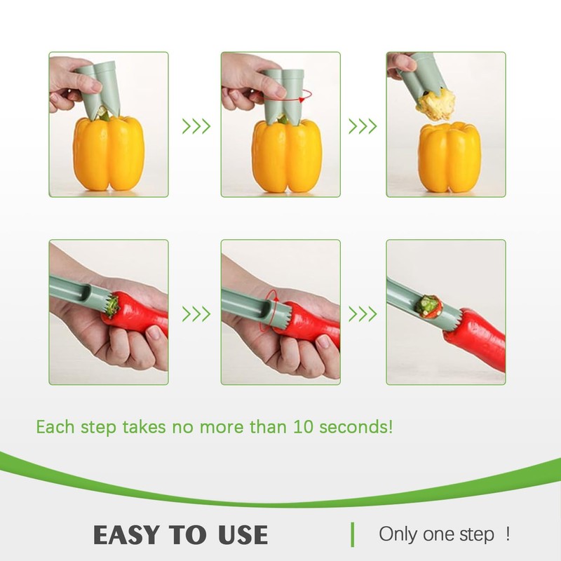 Get the New 2 in 1 Bell Pepper Cutter &