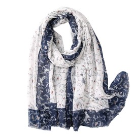FAIRYGATE Scarf Gifts for Women Oversized Scarves for Women UK Fashion Stylish Floral Scarf Large Lightweight Wraps Ladies Scarfs and Shawls 7028
