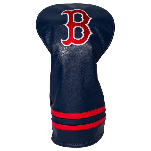 Team Golf MLB Boston Red Sox Vintage Driver Golf Club Headcover, Form Fitting Design, Retro Design & Superb Embroidery