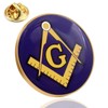 12/24/50/100Pcs Masonic Flag Lapel Pins Bulk - Metal Free Freemasonry