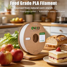 OVV3D PLA Food Safe Filament 1.75mm 1kg PLA+ Food Grade 3D Printer Filament