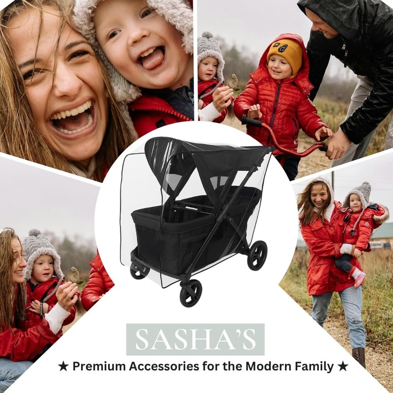 SASHA'S Rain and Wind Cover for Baby Trend Expedition Stroller