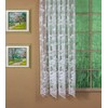 Today's Curtain Floral Vine Lace Panel 72", White, 60W x