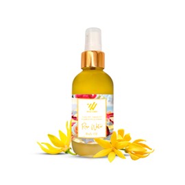 Wild Vibes Ylang Rose Water + Oud Luxury Body Oil – Organic with Tropical Oils for Hydrated, Youthful Skin – Anti-Aging, Collagen-Boosting After Shower for Women – 4 oz