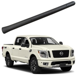 6 3/4 Inch Short Antenna for Nissan Titan (2004-2018), Nissan Titan 2004 2005 2006 2007 2008 2009 2010 2011 2012 2013 2014 2015 2016 2017 2018, Internal Copper Coil Antenna Mast Replacement