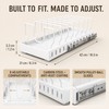 Pull-Out Pot and Pan Lid Organizer Rack for Kitchen Cabinet,