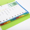 D.RECT Index for A4, PP10, 10 Dividers, Ring Binder, Tabs