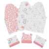 Totority 3Sets Sleep Sack with Hat Cotton Swaddle Wrap for