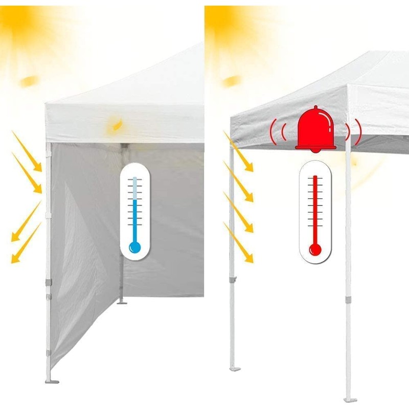 Eurmax USA Full Zippered Walls for 8x8 Easy Pop Up