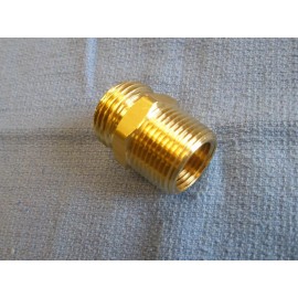 Dixon Valve BA74 Brass Hex Garden Hose Adapter 3/4" Male GHT X 1/2" MPT Dixon #5081208C