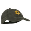 e4Hats.com Jewish Star of David Embroidered Washed Cap - Black