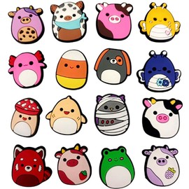 Shoe Charms for Crocs, Cute Animal Cartoon Shoe Decoration Charms,Shoe Decoration Party Animals Charms for Crocs Party DIY Gifts (style 1, 33)