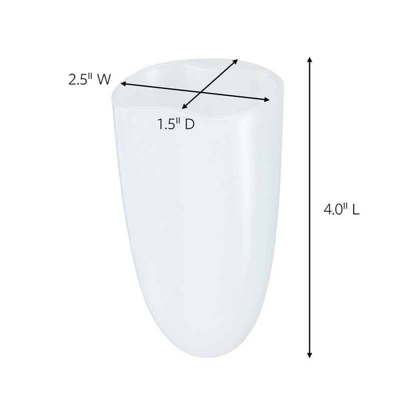 Command Bath Razor Holder, Clear Frosted, 1-Holder, 1- Water-Resistant Strip,