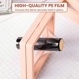 Noverlife 10PCS Press On Nail Packaging Boxes, Premium Clear Floating Display Nail Storage Box, PE Film Nail Packaging Cases for Press on Nail Display False Nails Tips Nail Salon Jewelry Earrings