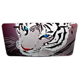DIGIART INTERNATIONAL TIGER METAL CAR NOVELTY LICENSE PLATE WILDLIFE BIG CAT ANIMAL LOVE FRIEND TAG