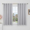 BGment 40 Inch Length Blackout Curtains for Bathroom Window -