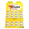 P&G Gillette 7 O Clock 100 Razor Blades, Yellow