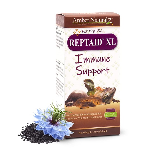 AMBER NATURALZ - REPTAID XL - Immune Support - for Reptiles 250g & More - 1 Ounce