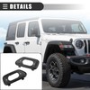 A ABSOPRO Jeep Wrangler JK 11-18 Door Switch Cover Black