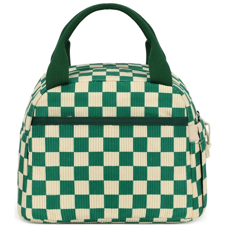 Bluboon Lunch Box for Women men Insulated Cute Corduroy Lunch