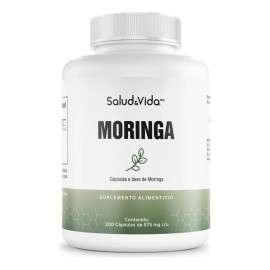 Moringa Oleifera 1500mg | 200 Cápsulas | 100% Natural | Sin Gluten ni OMG | Energía y Bienestar Total