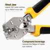 Vinyl Fence Rail Notcher, Heavy-Duty 3/8" Slot Punch Tool for