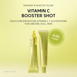 Arencia Vitamin C Booster Shot Serum with Glutathione, Niacinamide and Vitamin E for Dark Spot Care, Fine Lines & Wrinkles, Glass Skin, Korean Skincar
