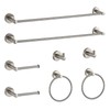 BGL Bathroom Hardware Set Brushed Nickel Bathroom Accessory Set Towel