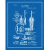 Ratchet Bit-brace Patent Print Blueprint with Border (5" x 7")