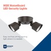 Lithonia Lighting HomeGuard 2-Light LED Outdoor Flood Lights, Wall or